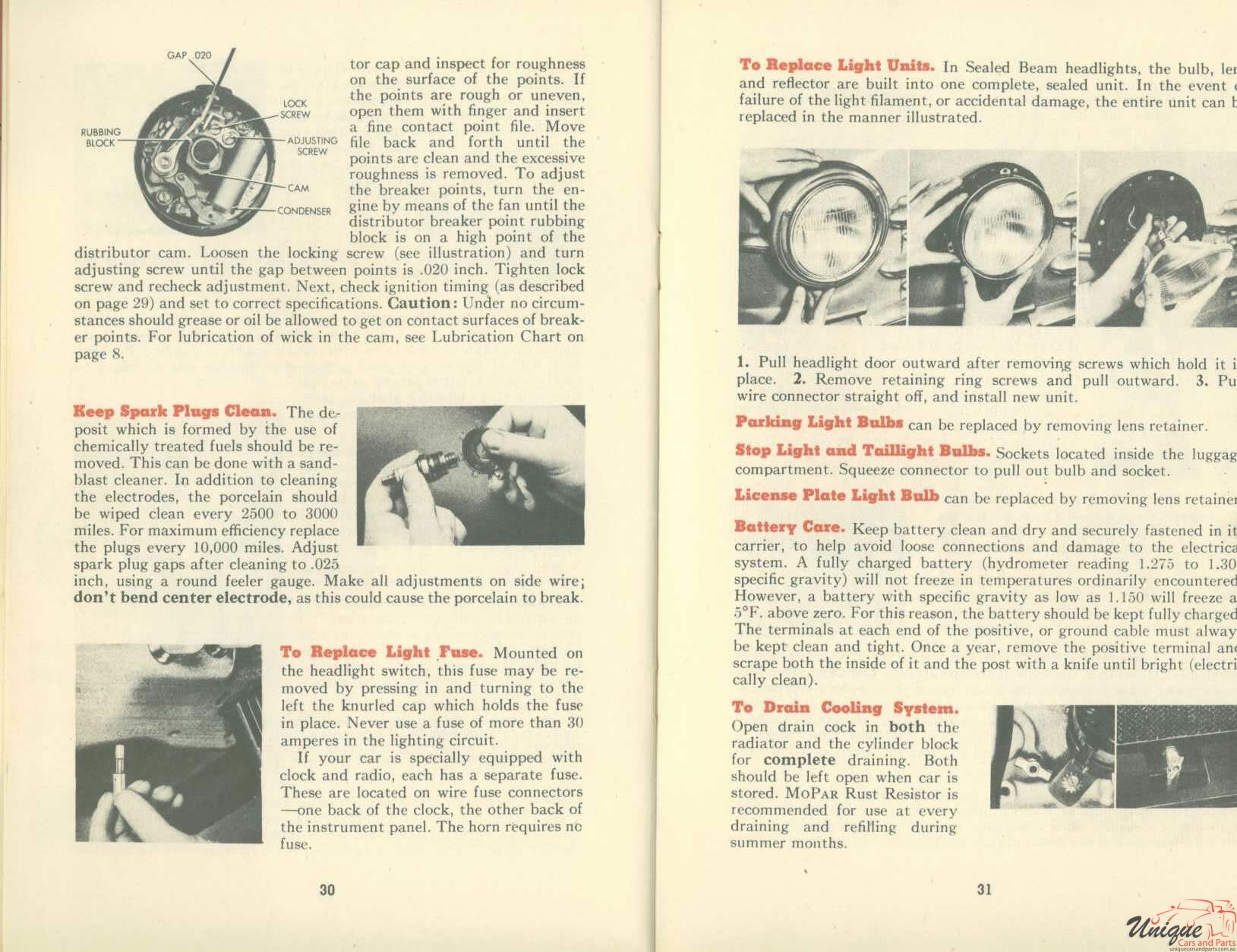 1948 Plymouth Owners Manual Page 25